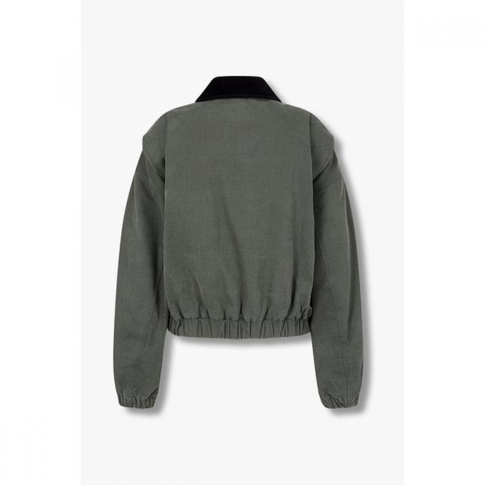 Studio Tomboy Contrast Collar Cotton Crop Jumper 9105413212