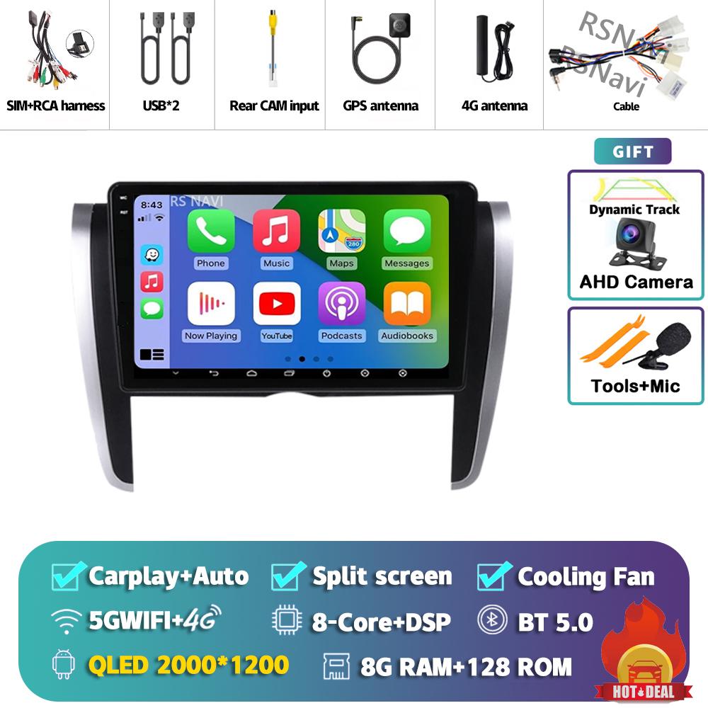 Android 14 Carplay Auto For Toyota Allion 2007 - 2020 Car Radio 4G+WIFI Player Multimedia Stereo Navigation Video GPS Head Unit