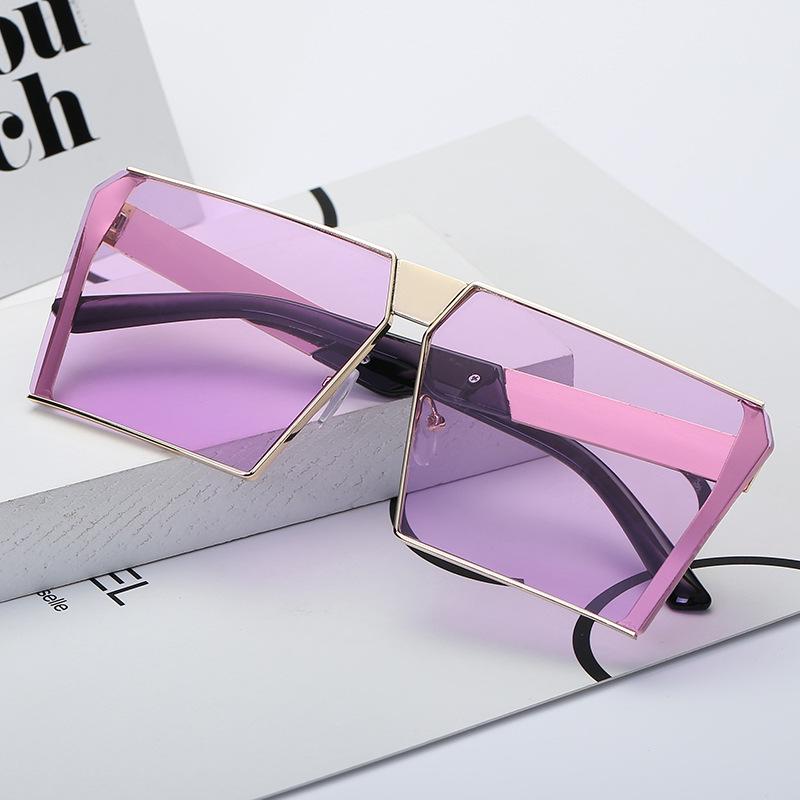 Women's Sunglasses Fashion Square Ocean Sunglasses Street Shoot Sunglasses