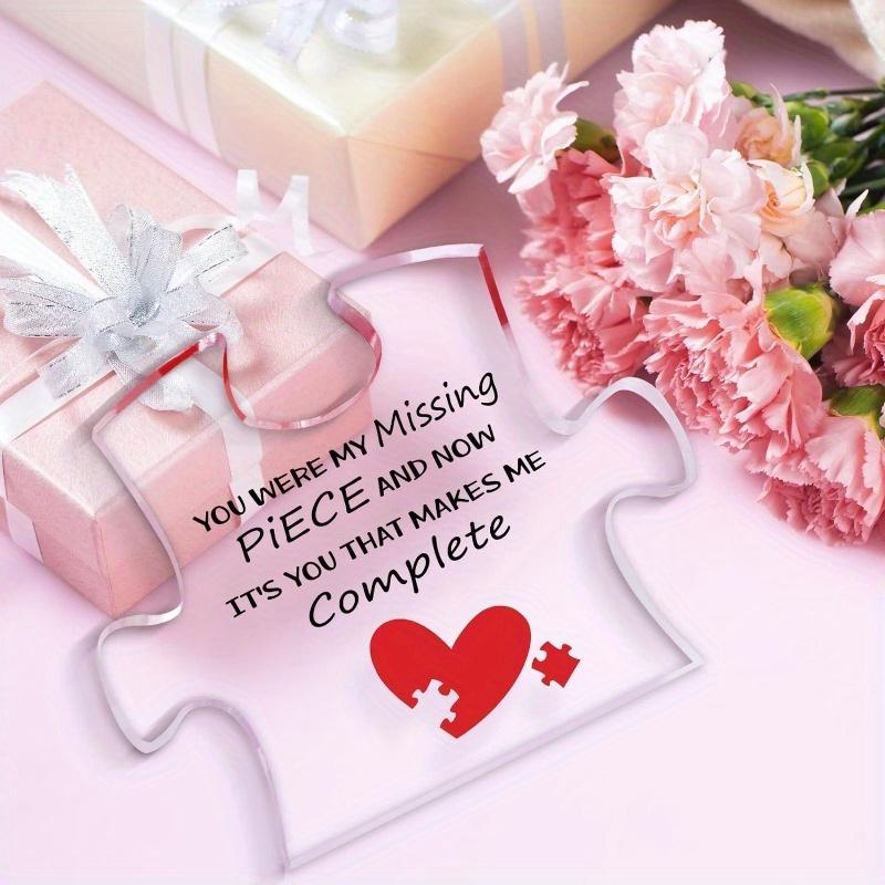 Romantic Puzzle Plaque - Valentine's & Anniversary Gift for Couples