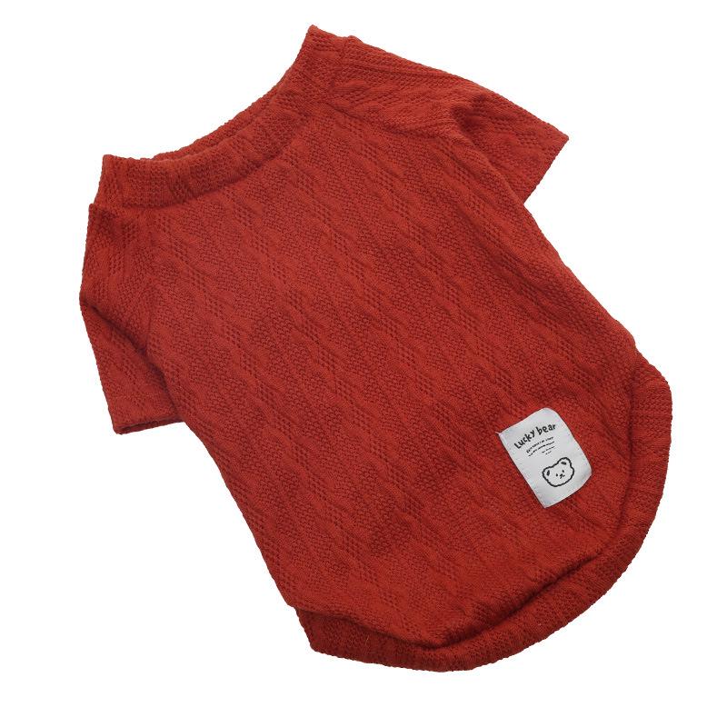 Pet Knit Sweater - Warm Autumn & Winter Layer for Bichon, Teddy Dogs