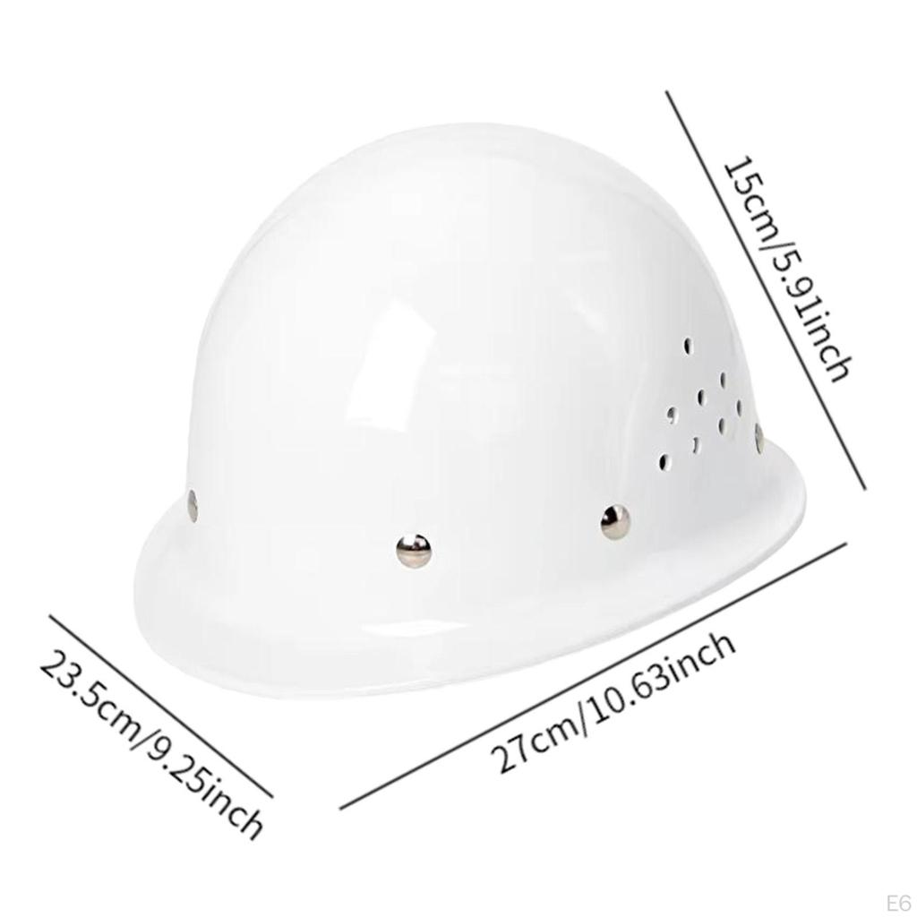 Hard Hat Construction Helmet Adjustable Non Slip Lining Labor Protection Cap for Workers