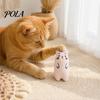 Cute Animal Cat Toy Stuffed Catnip Toy, Soft Plush Chew Bear Duck Frog Enrichment for Indoor Cats Kittens Teething