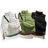 Reversible Men's Vest Down Cotton Vest Men's Winter Warm Casual Thickened Large Size Green Vest Jacket