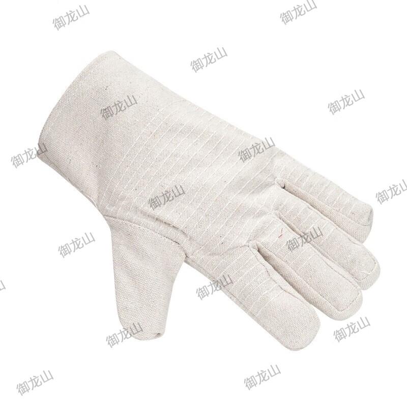 10-Pack Double-Layer Canvas Work Gloves