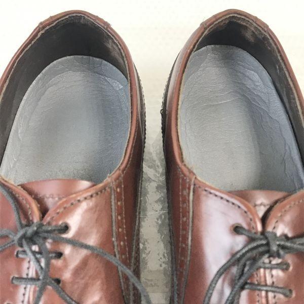 80er-90er Dexter Goodyear Full Brogue Wingtip Schuhe 7M 25cm Braun(GEBRAUCHT)