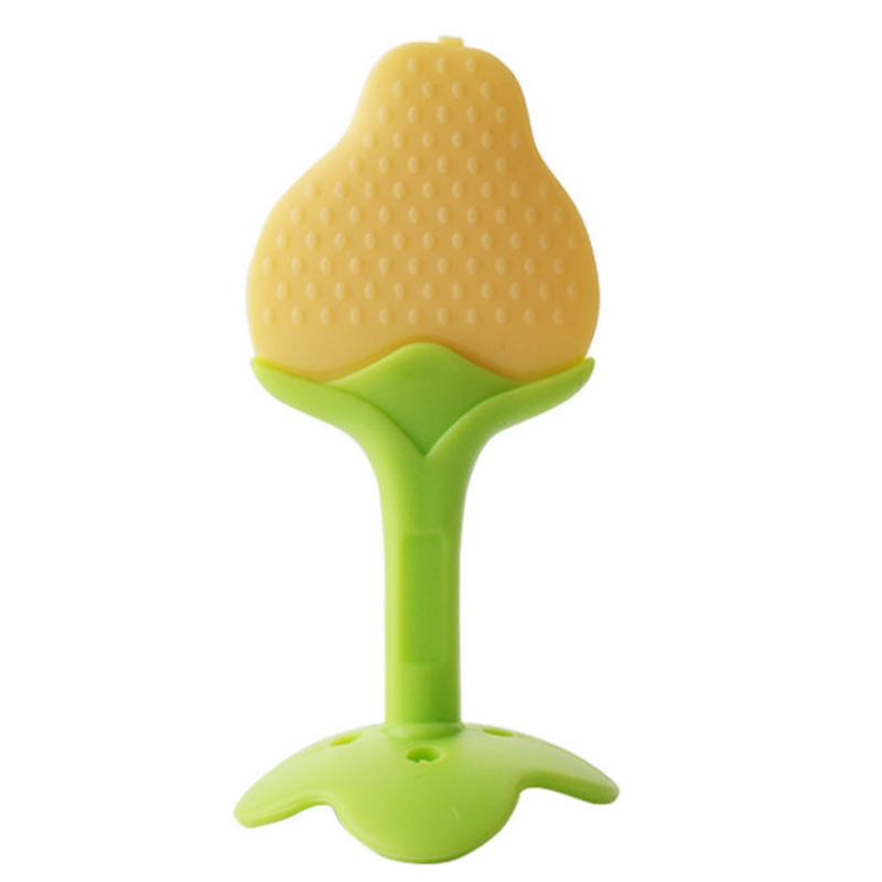 Νεογέννητο Δόντια Που Βγαίνουν Φρούτα Παιδιά Μωρό Σιλικόνη Τρίψιμο Δοντιών Παιχνίδια Γουταπέρκα Παιδιά