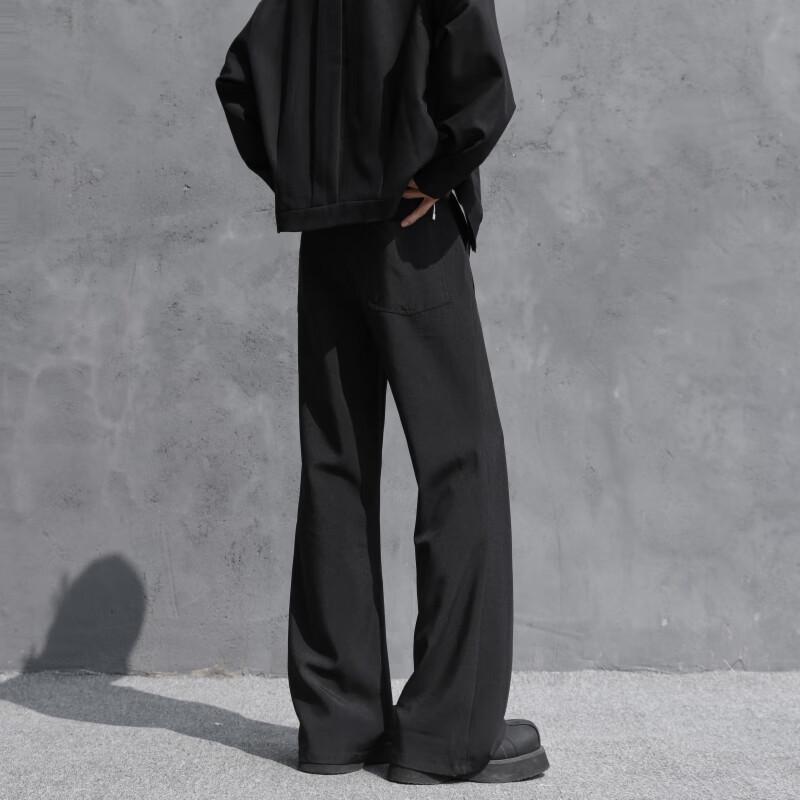 SWAMP AREA Men's KS54 Draped Flared Suit Trousers