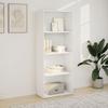 VidaXL Bookcase White 60x30x152 Cm Engineered Wood, Shelf, Bookshelf, Book Stand, Storage Cabinet, 857908