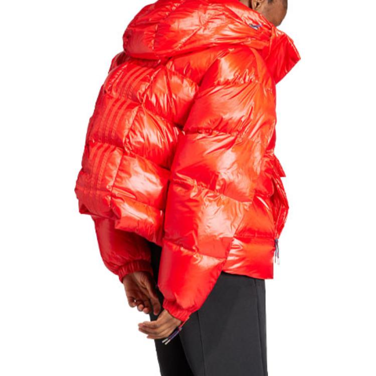 adidas Originale PUFFED Überwurfjacke Daunenjacke Damen Hellrot IR7114