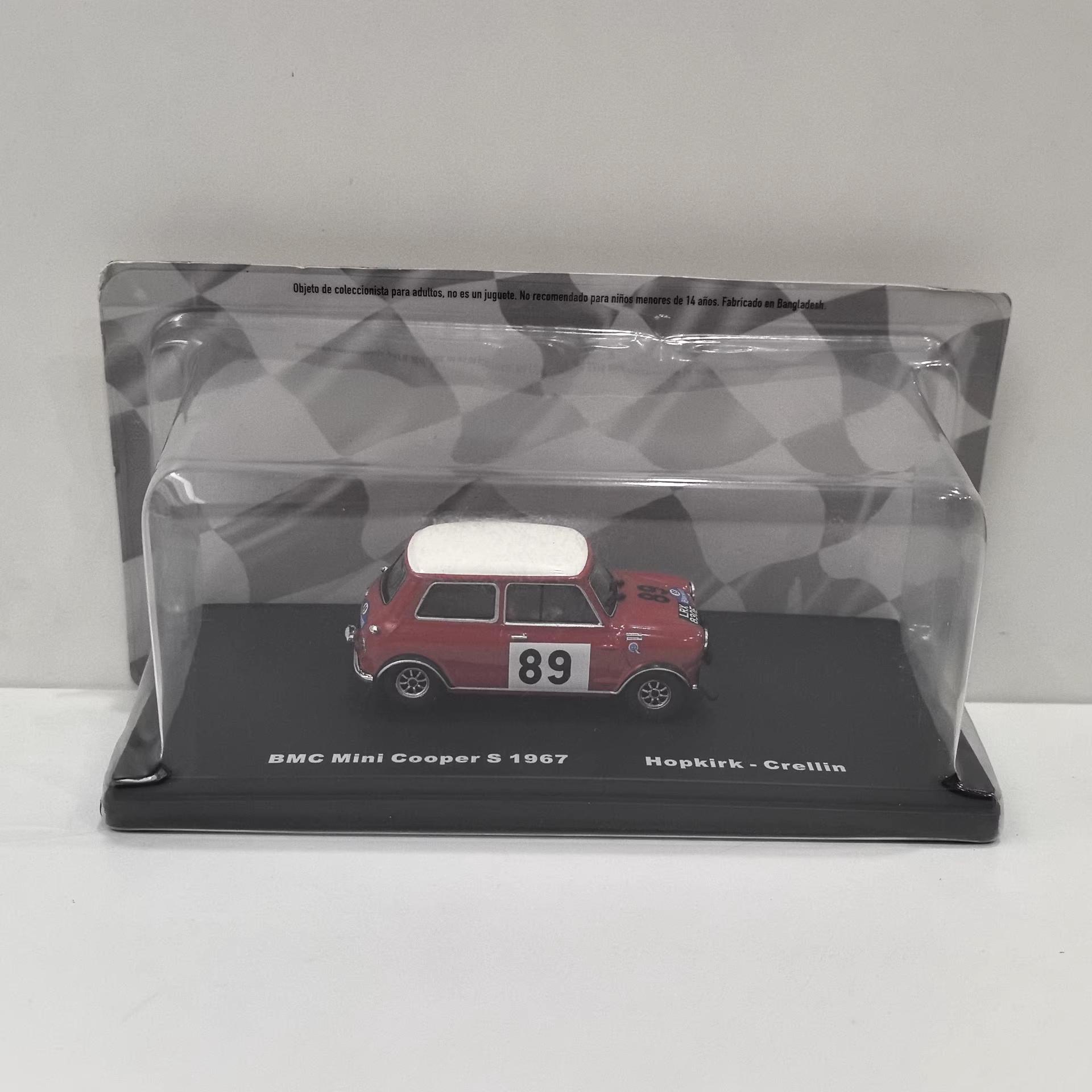 Diecast IXO 1/43 Scale BMC MINI COOPER S #89 1967 Alloy Car Model