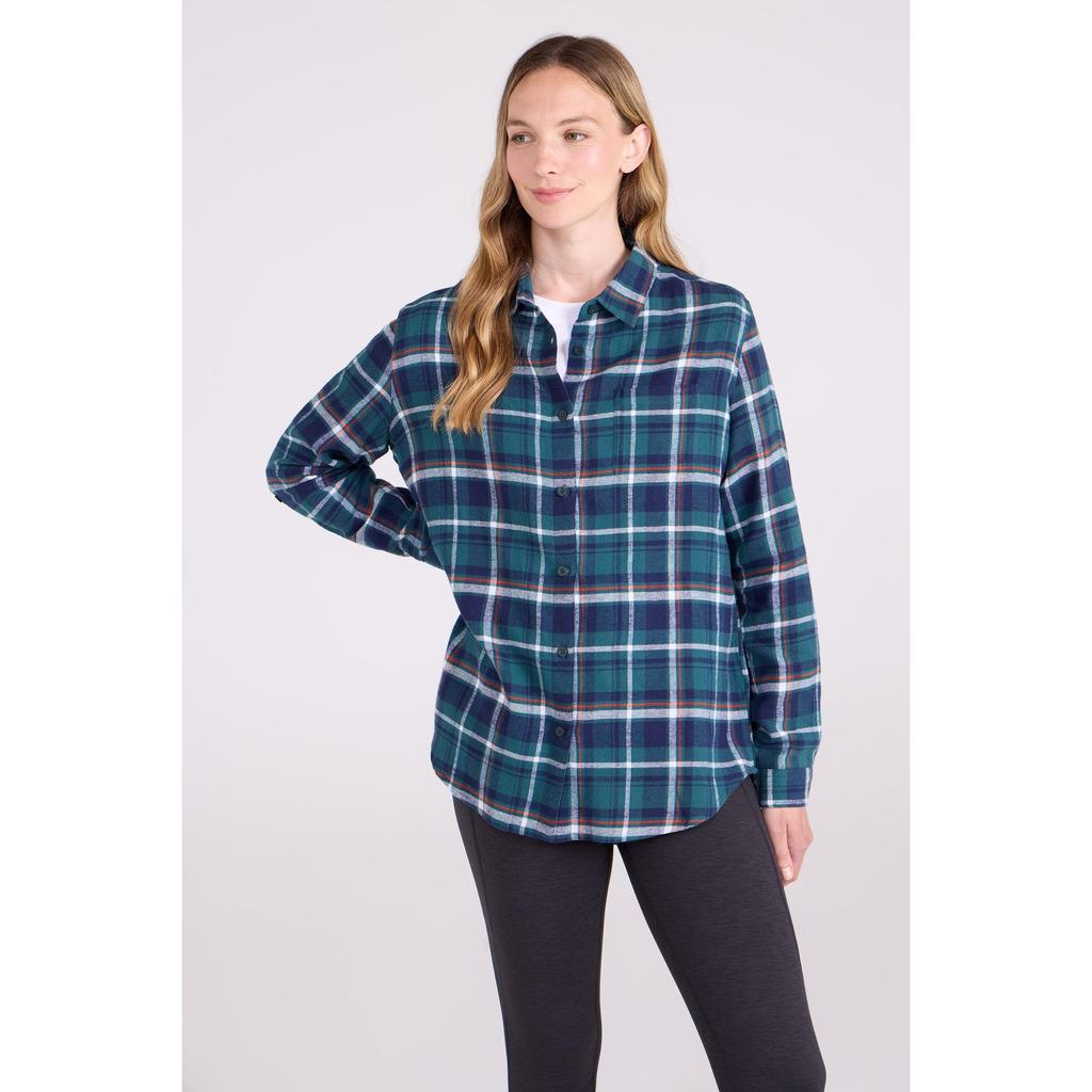 Mountain Warehouse Womens/Ladies Balsam Brushed Flannel Longline Shirt