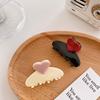 Wild Simple Love Medium Women Fashion Hairpin Acrylic Barrette Hair Claw