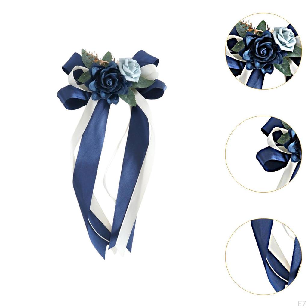 Aisle Chair Floral Decor with Ribbons for Special Occasions