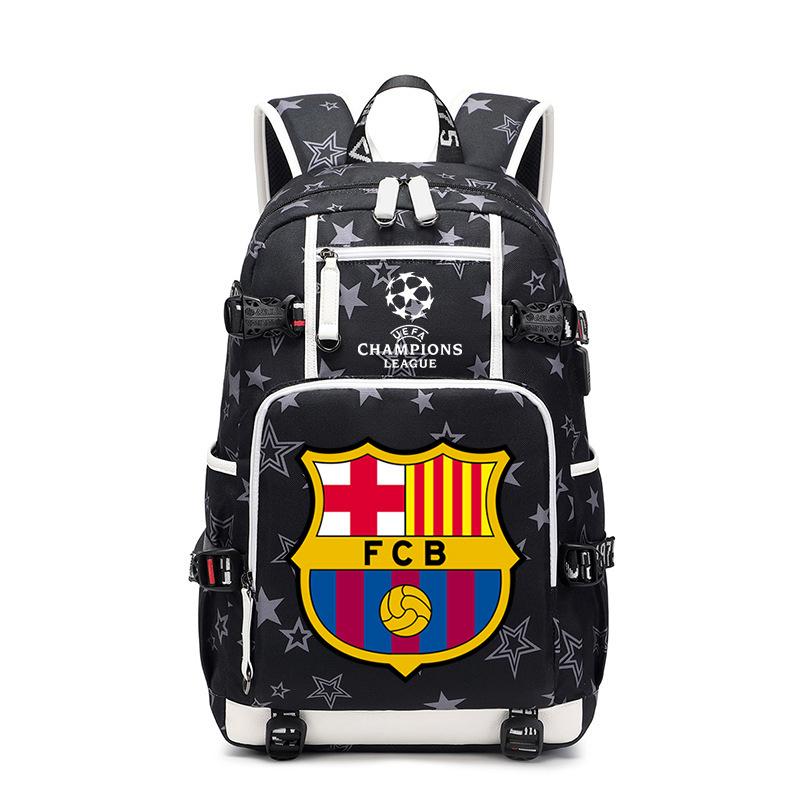 Casual Schoolbag, Simple Outdoor Usb Interface, Large-Capacity Travel Bag, Load Reduction Trend Backpack