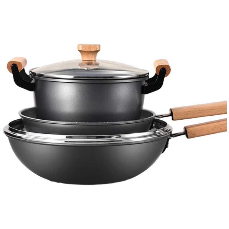 Kangbach Maifan Stone 3-Piece Cookware Set