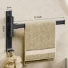Portasciugamani da Bagno Girevole a 180° Multifunzionale Alluminio Spaziale Porta Asciugamani per Doccia Scaffale Organizzatore per Ripostiglio Cucina
