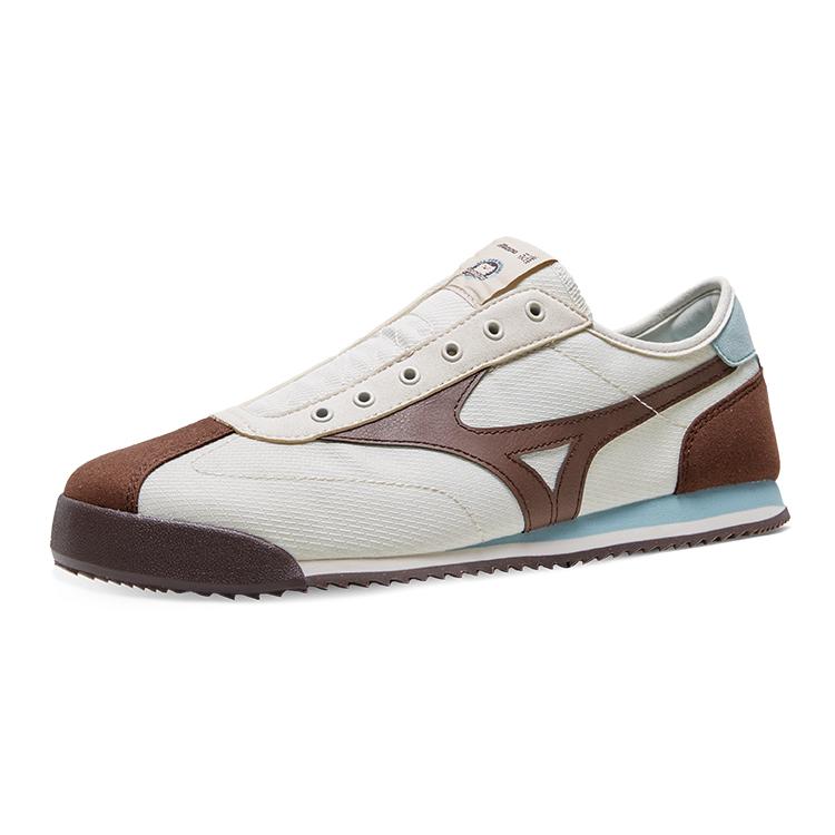 Mizuno Yongpu Coffee X  LG 60S Fashion Sports Lightweight Slip-Resistant Breathable Low-Top Casual Shoes Unisex sneaker Off-White D1GH240210