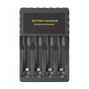 USB Fast Battery Charger For AA 3A Rechargeable Batteries Charging Hubs With Independent 4Slot Charging &LED Indicators