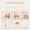 3Pcset Baby Wooden Bed Bell Bracket Mobile Hanging Rattles Toy Hanger Baby Crib Mobile Bed Bell Wood Toy Holder Arm Bracket