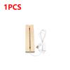 1-10PCS LED Wood Light Display Crystal Wooden Lighted Base Stand Acrylic Light Plate Base USB Wooden Base for Resin Art Light