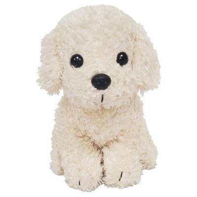 Bestever Premium Puppy Toy Poodle Plush Stuffed Animal White Sitting 53114