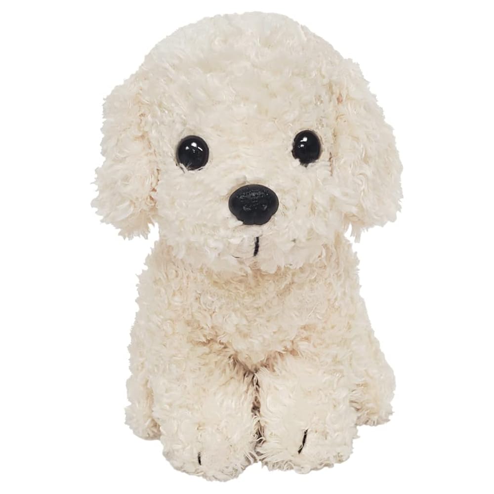 Bestever Premium Puppy Toy Poodle Plush Stuffed Animal White Sitting 53114