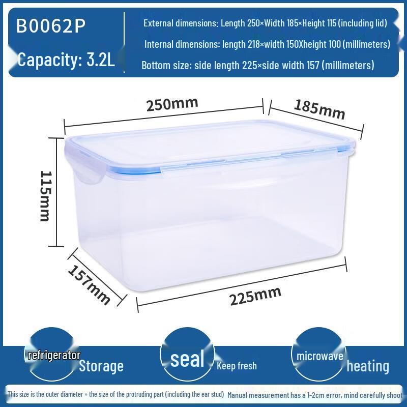 

HANDUNYOU Microwaveable PP Food Storage Containers