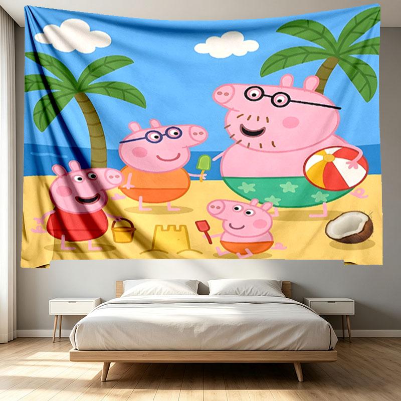 Cartoon animation Print Tapestry - Portable Wall Decor Cloth, for Home, Dorm, Travel, Bedroom, Living Room - Ideal Birthday Housewarming Gift