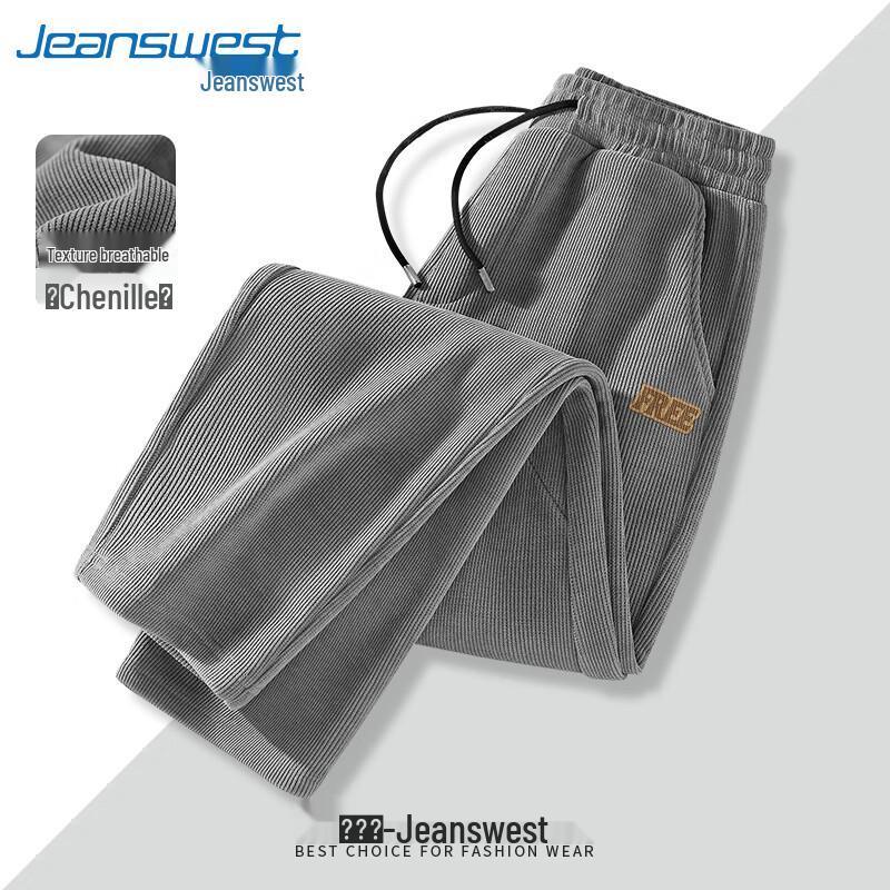 

Jeanswest Men s FREE Print Chenille Corduroy Straight-Leg Pants 3XL