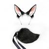 Plush Rabbit Ears Headband Tail Set Cosplay Anime Convention Cute Kawaii Costume Accessory