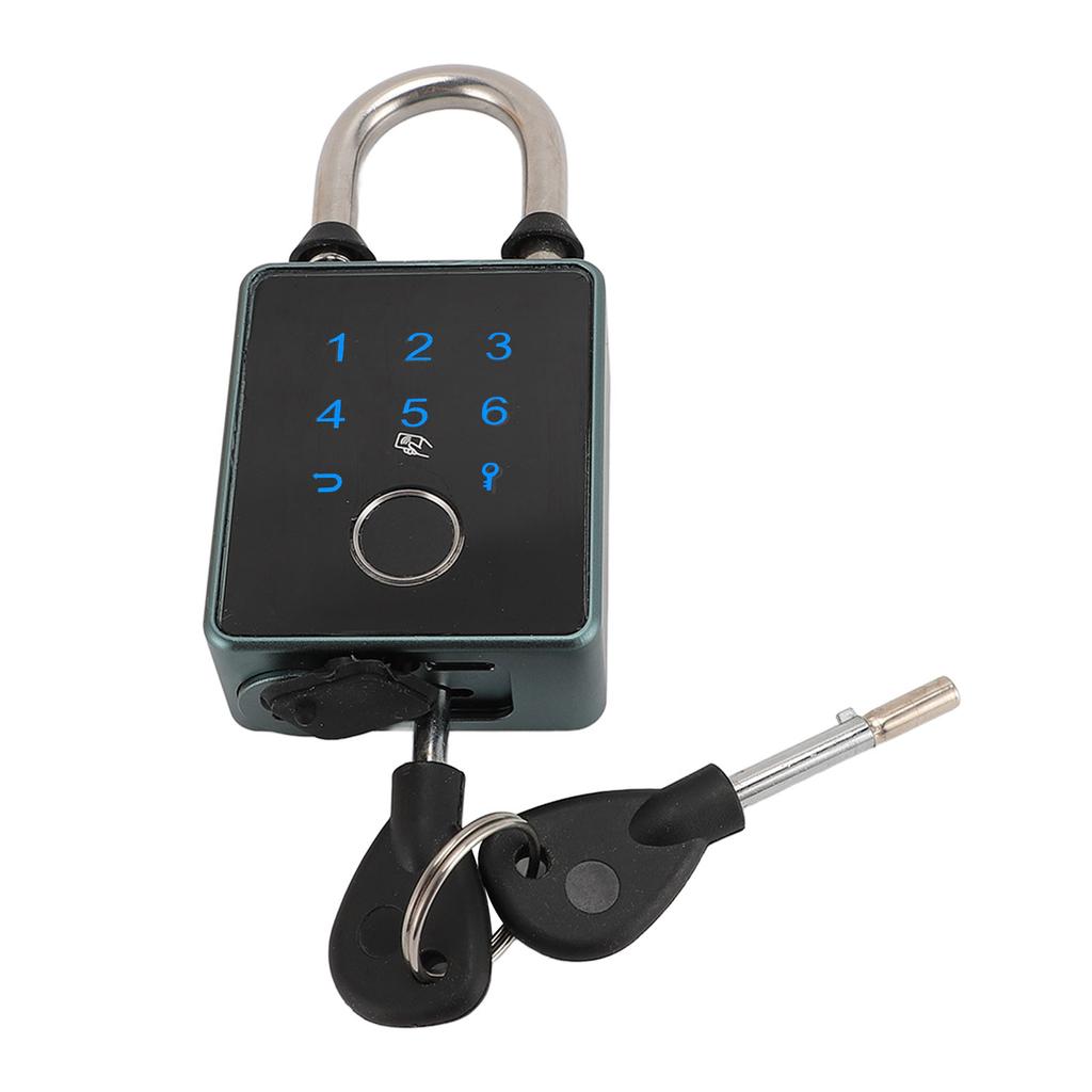 Lacăt cu amprentă digitală din aliaj de aluminiu Lacăt biometric cu amprentă inteligentă fără cheie pentru școală de gimnastică O