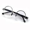 Fashion Round and Square Crystal Frame Reading Glasses Men's HD Lens Presbyopia Eyeglasses Retro Anti Fatigue Eyewear +2.0+3.0