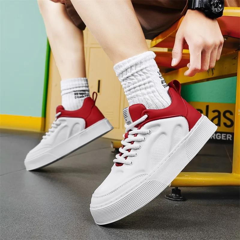 Fashion Popular low-top casual sneakers, fashionable and versatile men's shoes, breathable and non-slip wear-resistant shoes