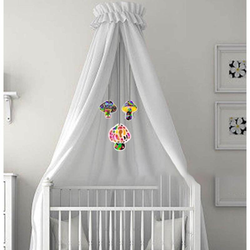 Light and Shadow Keychain Pendant Silicone Molds Mushroom-shape Holographic Mold DIY Ornaments Mould for Birthday Gift