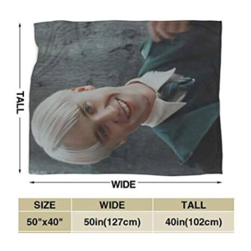 Draco Malfoy Harry Potter Soft Flannel Blanket For Bedroom Lounge Sofa Warmth 50x40 Inches