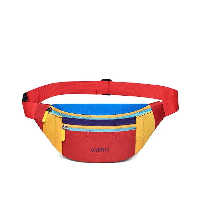 Women's Color Block Crossbody Fanny Pack for Outdoor Sports