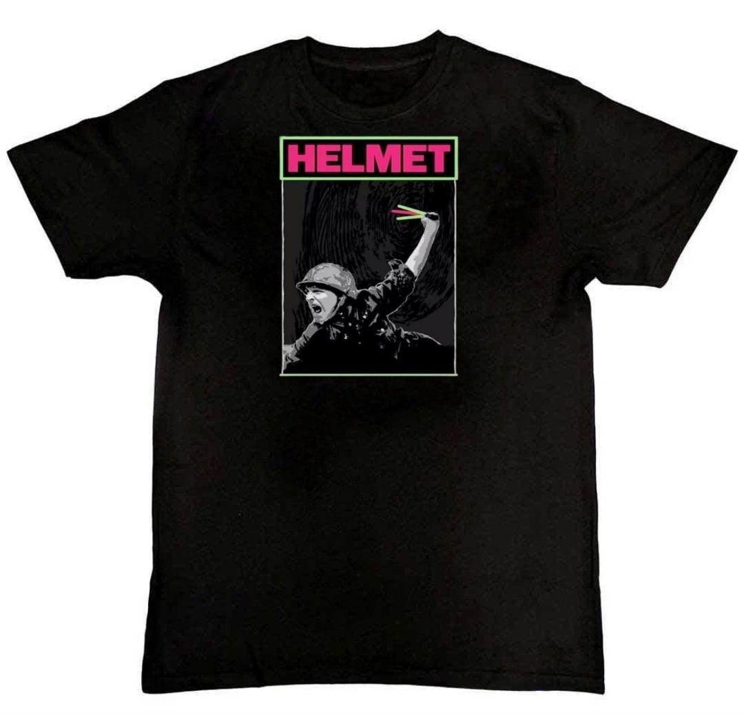 HELMET Rock Band Graphic Print Mens T-Shirt XXXL