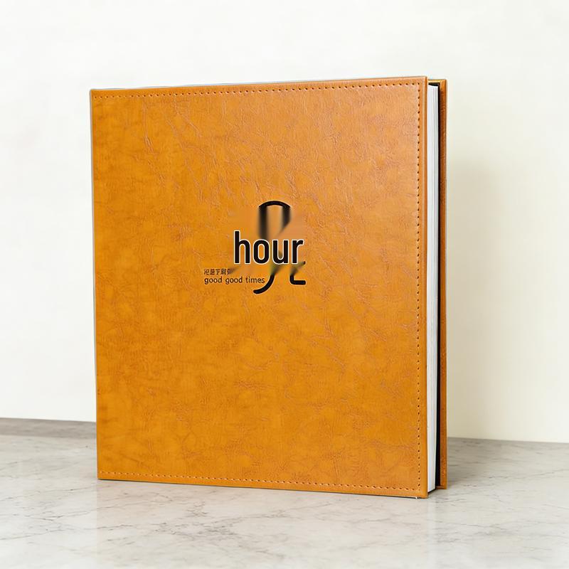 Large Capacity Leather Family Photo Album & Memory Book