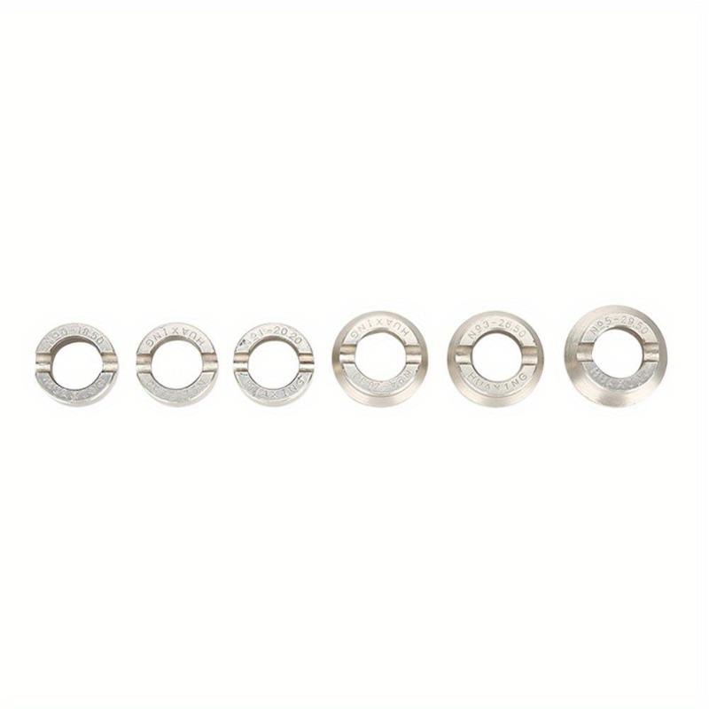 Watch Back Case Cover Opener Remover Set Watch Wrench with 6 Dies Part Watch Repairing Tools Kits Accessories for Watchmaker