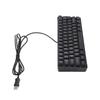Russische Mechanische Gaming-Tastatur 61 Tasten Kompakt RGB Kabelgebunden Russisch Englisch Tastatur für Arbeit Geschäftsreise