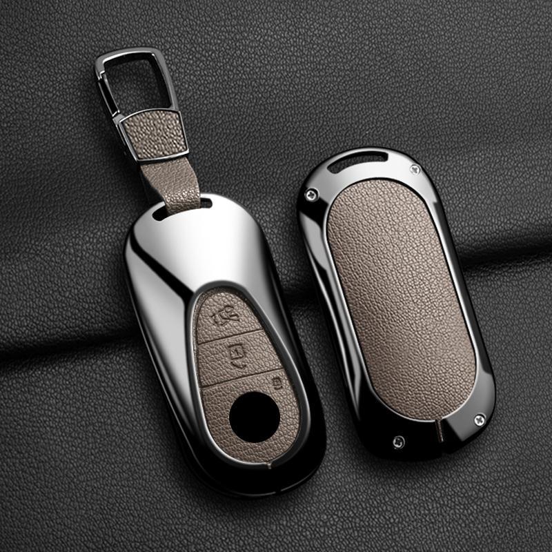 

Чехол для автомобильного ключа из сплава для Mercedes Benz 2023/24 C 260 S Class W206 W223 S350 C260 C300 /400/450/500 брелок