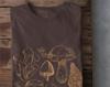 Mushroom Tshirt, Foraging Shirt, Grunge Clothing, Cottagecore Shirt, Nature Lover Shirt, Fungi T-shirt, Goblincore Shirt, Foraging Gifts