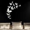 Sada Butterfly Combination 3D trojrozměrná zrcadlová nálepka na zeď Home Decora