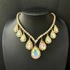 High-End European & American Diamond Teardrop Clavicle Necklace