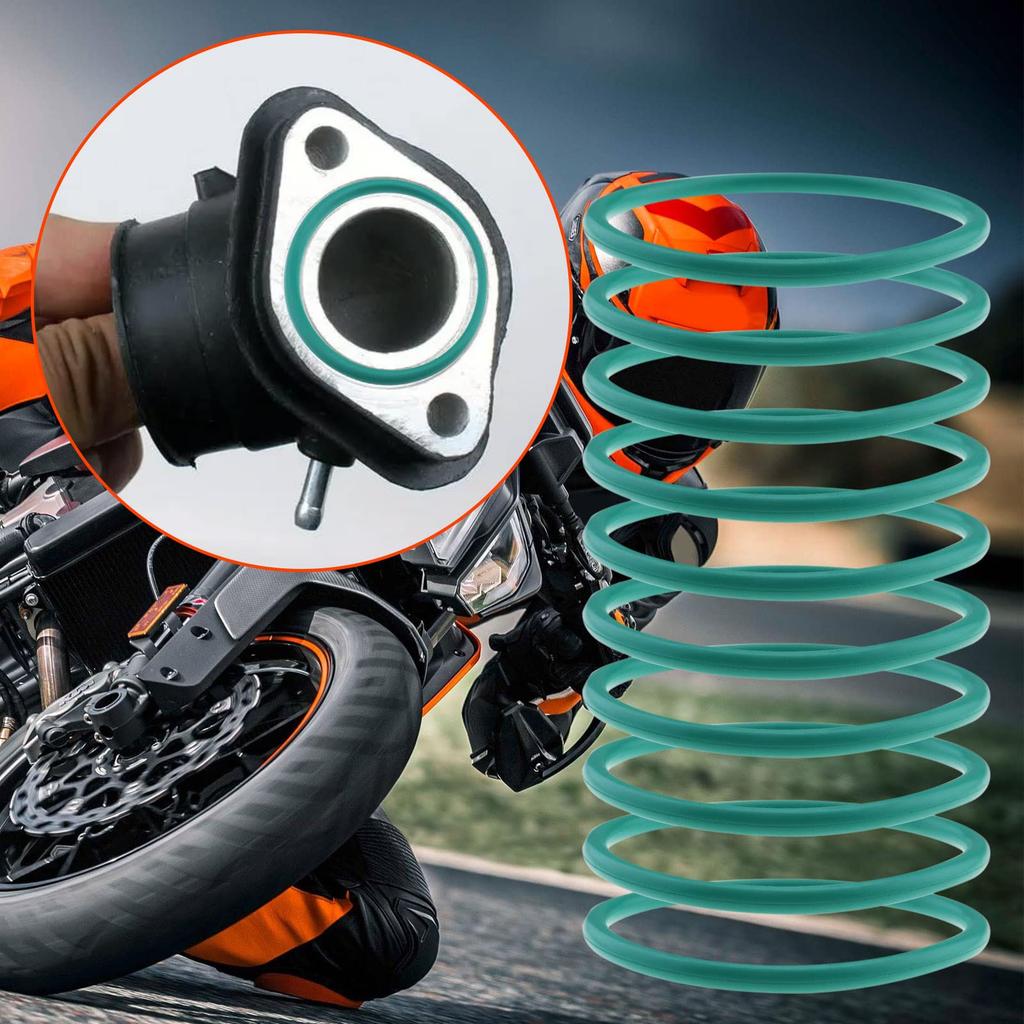 10pcs Motorcycle Exhaust Manifold O-Ring Sealing Gasket for 0770440030 250526006 C02060510 KTM SX/EXC/XC/XC-W 125/150/200/250/300/380
