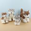 Simulation Kawaii Husky Doll Plush Toy Handmade Doll Cartoon Anime Cute Pillow Cushion Decoration Children's Christmas Gift