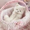 Zipper Closure Pen Bag Fox Shape Stationery Storage Bag Cartoon Stationery Pouch  Students