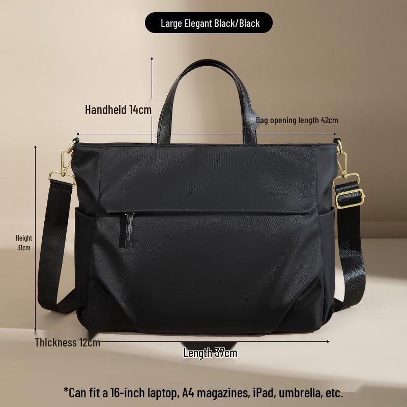 Damen Laptop Schultertasche - Große Kapazität 15,6" Aktentasche Tote