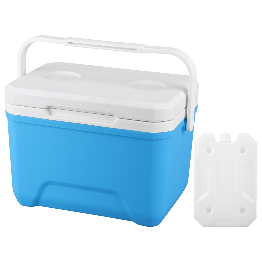 

6л Изолированный Портативный Кулер с Ручкой Контейнер для Хранения Пищи Сохранение Тепла 96 ч Инкубатор для Сохранения Свежести для Пляжа Пикника Кемпинга синий